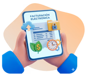Ilustración de beneficios de facturación electrónica